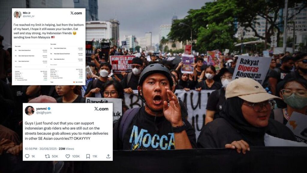 Terus Kuat Sahabatku Di Indonesia, Rakyat Malaysia Belanja ‘Ojol’ Tanda Solidariti