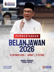 Anwar Bentang Belanjawan MADANI 2026 Petang Ini