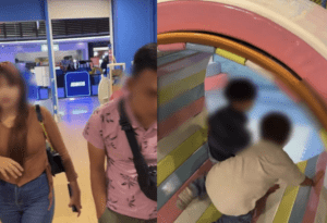 Tinggalkan Anak 2 Jam Kat Indoor Playground, Rupanya Suami Curang