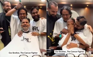 “Bro, Kau Tak Berseorangan!”, 3 Sahabat Botakkan Kepala Demi Teman Pejuang Kanser