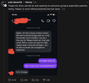 “Tak Betul Saya ‘Tak Buat Kerja’” – Pengasuh Kongsi Kisah Sebelum Isu Tular