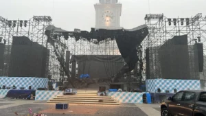 Video Tular Pentas Pelancaran Tahun Melawat Johor Runtuh, Ramai Terkejut