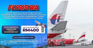 Karnival FLYSiswa 2026 Kembali Lagi, Pelajar Boleh Dapat Info Terus Subsidi Tiket Flight