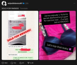 Zarina Anjoulie Jual “Coli Preloved” RM5,800, Tak Kisah Dikritik, “Aku Nak Cari Duit, Bukan Cari Kawan”