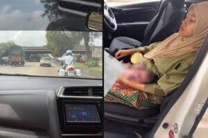 Bersalin Dalam Kereta Ketika Jalan Sesak, Ibu Sempat Lagi Makan Kurma