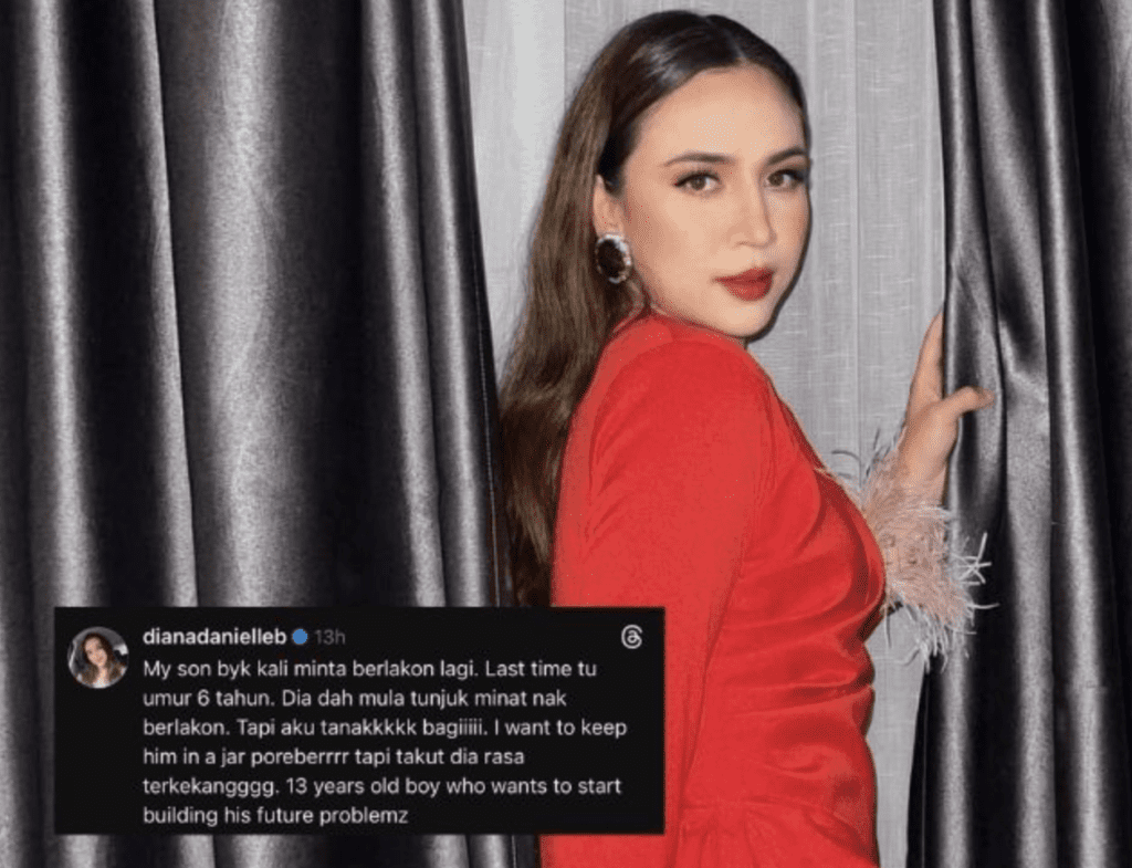 Diana Danielle Tak Sampai Hati Nak Benarkan Anak Berlakon, Walaupun Dah Tunjuk Minat Sejak Kecil