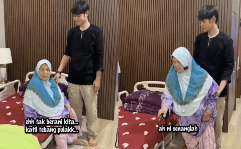 Sweetnya! Nubhan Hadiahkan Katil Hospital Untuk Ibu, Ramai Netizen Sebak