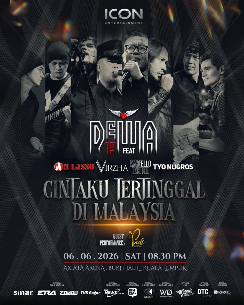 DEWA 19 Kembali Gegarkan KL, Kali Ini Bersama Padi Reborn! 