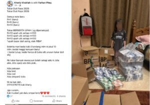 Tular Servis Tukar Duit Raya Berbayar, Netizen Bengang Ada Pihak Ambil Kesempatan