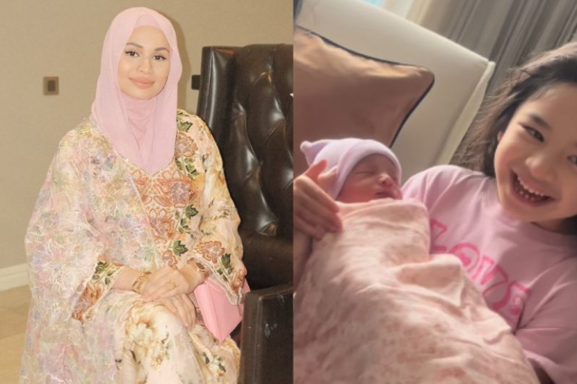 Izara Aishah & Suami Umum Nama Anak Ketiga, ‘Tahara Alima’ Jadi Tumpuan