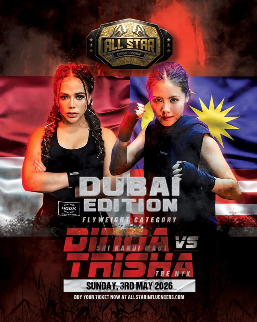 Trisha Ooi Turun Gelanggang Di Dubai, Lawan Influencer Indonesia Dalam Kejohanan Tinju Dunia 