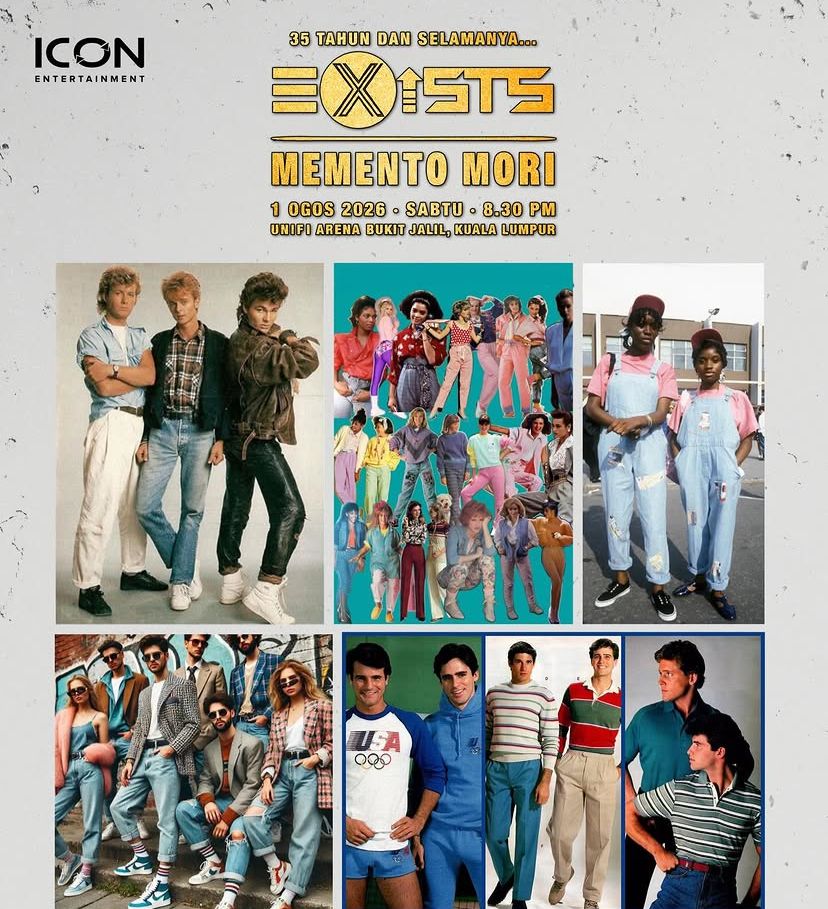 Throwback 80-an! Konsert Exists Memento Mori Ajak Fans All Out Dengan Gaya Retro