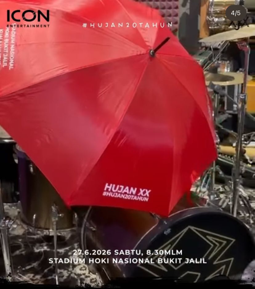 Bukan Hujan Biasa! Tiket Konsert Hujan ‘Licin’ Disapu, Fans & Selebriti Sama-Sama Naik Hype 