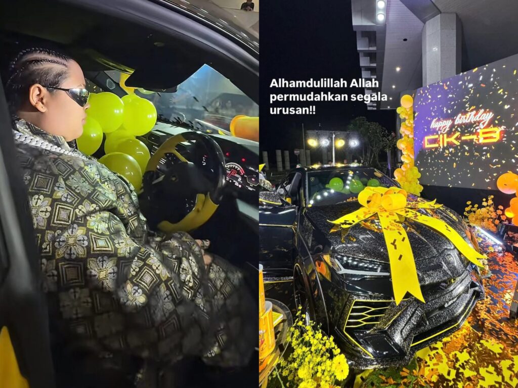 DSV Buat Kejutan Hari Jadi, Hadiahkan Cik B Lamborghini Urus