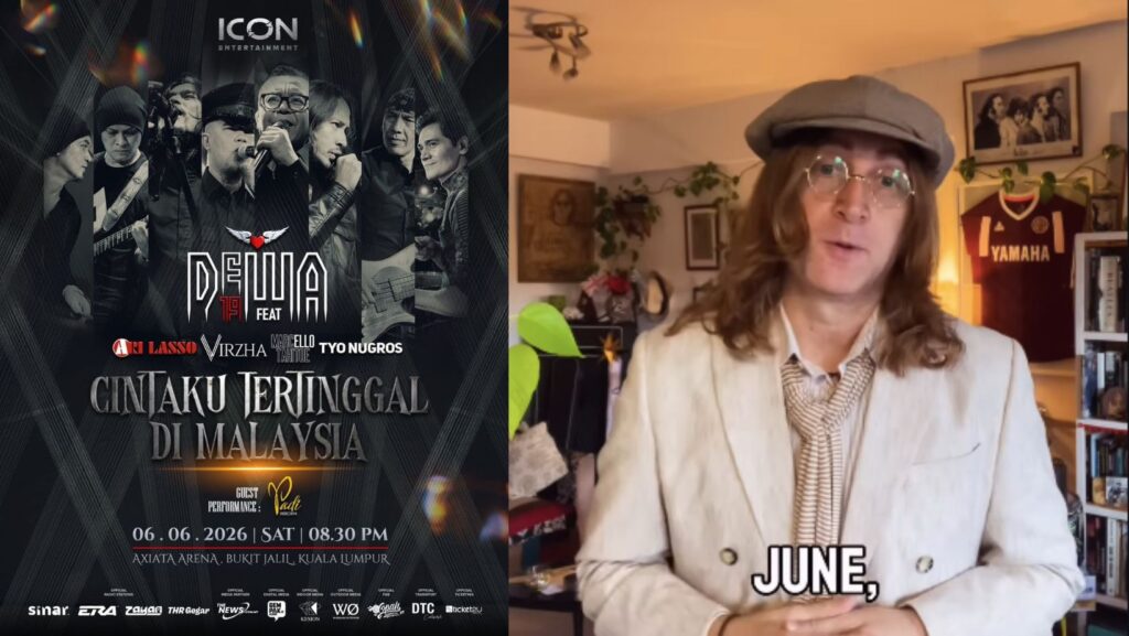 Aura John Lennon Bakal Hidupkan Konsert Dewa 19 Di Kuala Lumpur Sabtu Ini